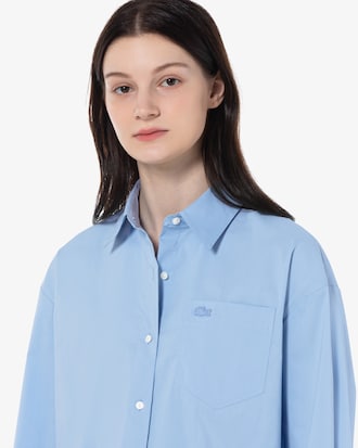 크롭 포켓 셔츠