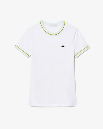 더블 파이핑 슬림핏 저지 티셔츠