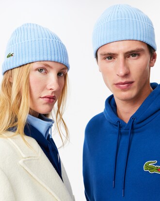 울 소재의 립 조직 비니