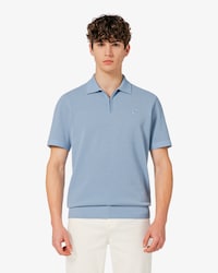 골프 투톤 반집업 스웨터