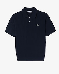 케이블 반팔 스웨터 폴로 셔츠