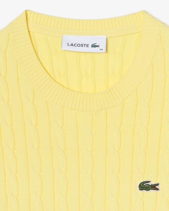 케이블 반팔 크루넥