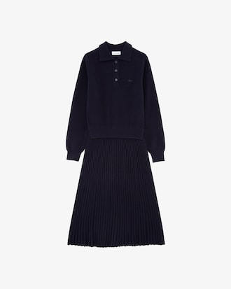 핏앤플레어 스웨터 드레스