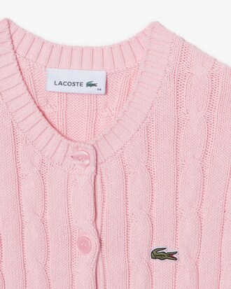 케이블 반팔 가디건