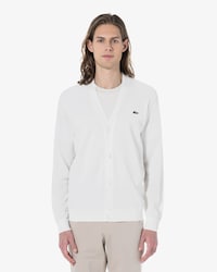 강연 피케 솔리드 가디건