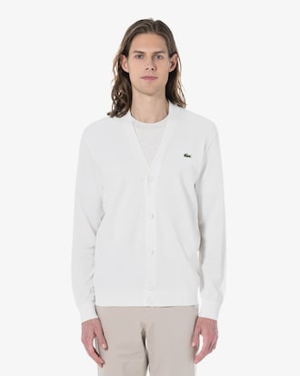 강연 피케 솔리드 가디건