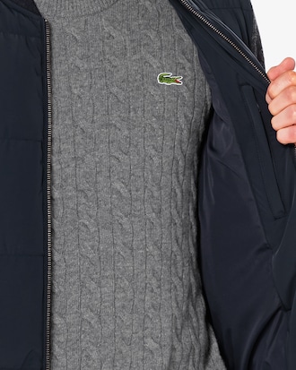 울 저지 하이브리드 자켓