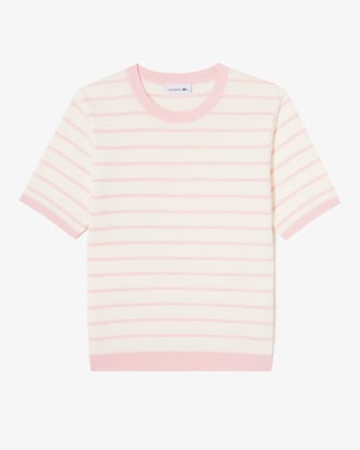 스카시 크루넥 반팔 스웨터