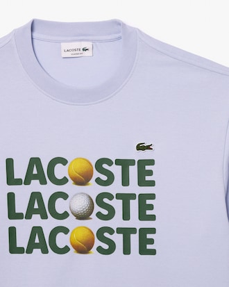 헤비저지 레터링 & 볼 그래픽 티셔츠