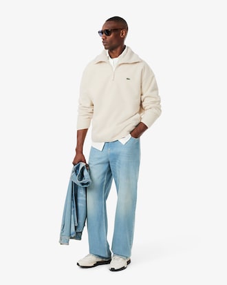 폴라플리스 반집업 스웻셔츠