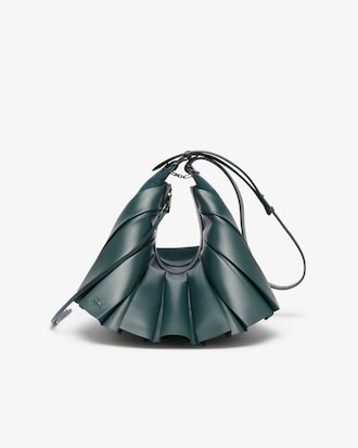 런웨이 쇼 스웨이드 레더 렝글런 엑스라지 호보백