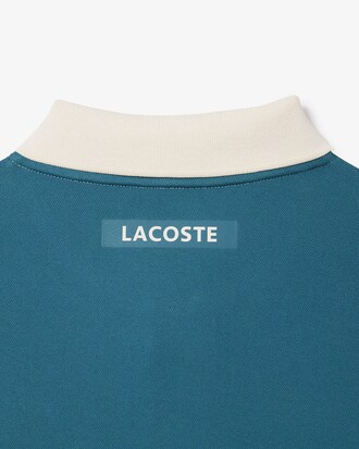 테니스 라인 포인트 반팔 폴로