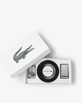 엘레강스 소가죽 버클 2개 구성 기프트 박스