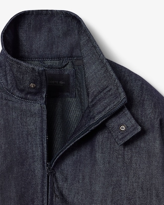 유니섹스 인디고 데님 트랙탑