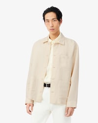 린넨 블렌드 멀티 포켓 셔켓