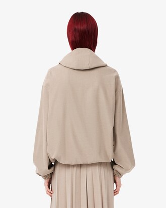 플란넬 후드 탑