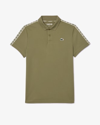 모노그램 패턴 테니스 폴로