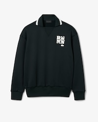 샤이니 더블 페이스 아카이브 폴로 스웨트셔츠