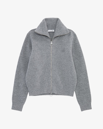 립조직 풀집업 가디건