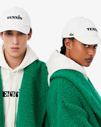 버진울 TENNIS 레터링 볼캡