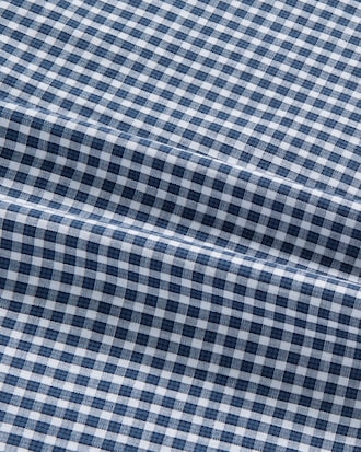 샴브레이 반팔 셔츠