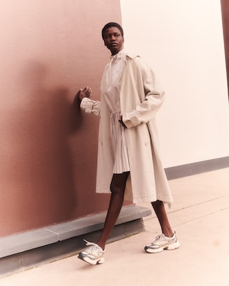 코튼 트윌 트렌치코트