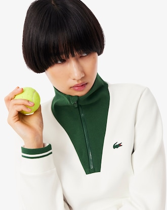 테니스 헤리티지 반집업 스웻셔츠