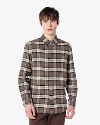 플란넬 빅체크 셔츠