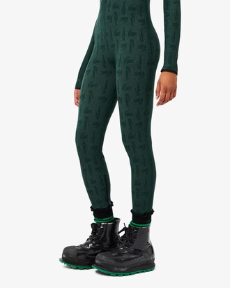 크록 프린트 점프수트