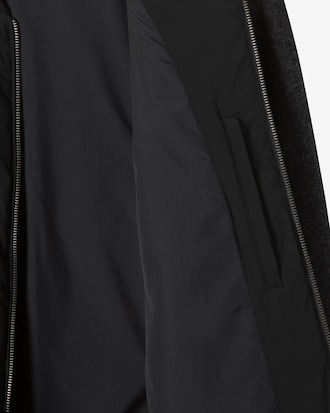 울 저지 하이브리드 자켓