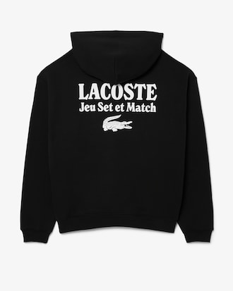 레터링 그래픽 루즈핏 후드 풀오버 스웻셔츠