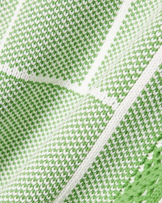 테니스 코트 자카드 스웨터