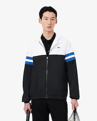 테니스 크록 컬러블럭 자켓