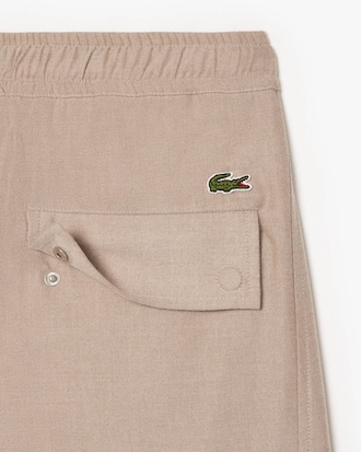 플란넬 와이드 팬츠