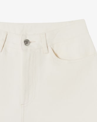 세미와이드 데님 팬츠