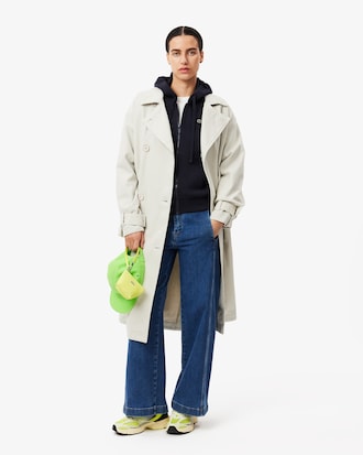 더블페이스 피케 후드짚업