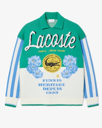 메리노울 La chemise Lacoste 오버사이즈 스웨터