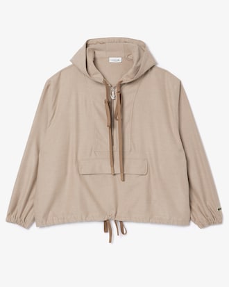 플란넬 후드 탑