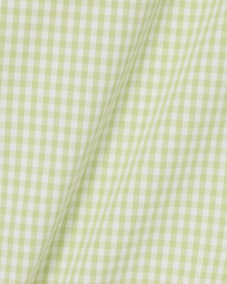 라이트 포플린 깅업 체크 반팔 셔츠