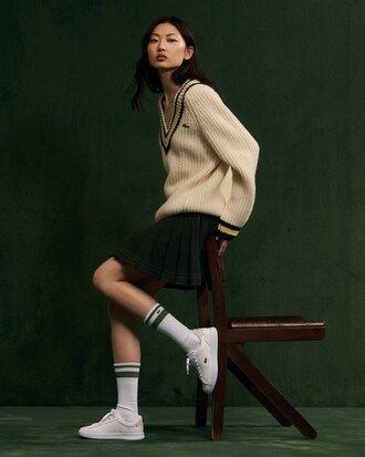 null  - 화이트 / 골드 - Lacoste