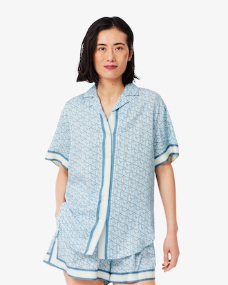 모노그램 반팔 셔츠