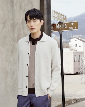 초어 자켓형 가디건