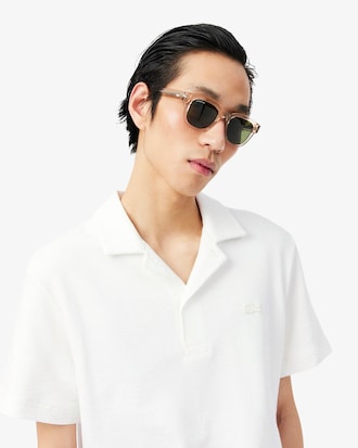 크레이프 반팔 폴로 셔츠