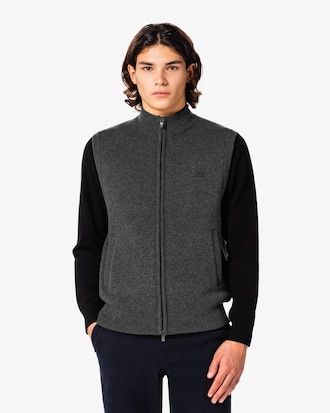 이중직 지퍼 베스트