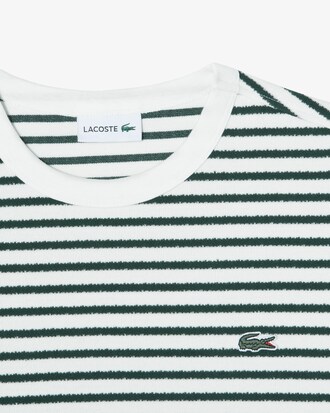 스웨터라이크 긴팔 스트라이프 티셔츠