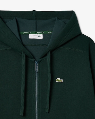 더블페이스 피케 후드짚업