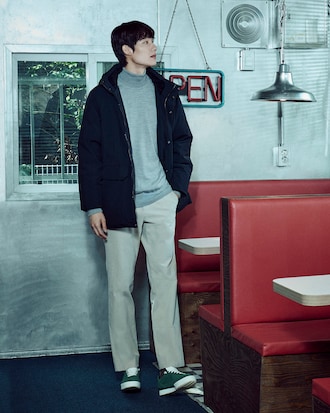 폴리 코듀로이 팬츠