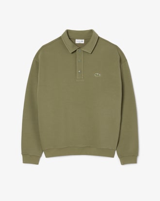 더블페이스 피케 폴로 스웻셔츠