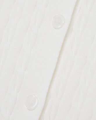 케이블 반팔 폴로 가디건