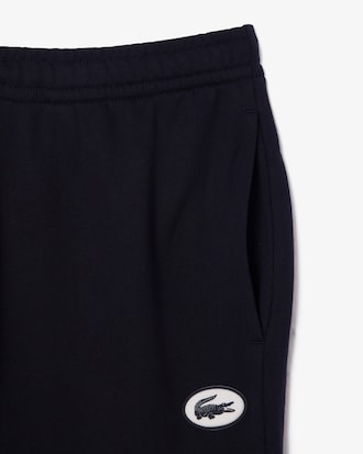 스트라이프 프린트 조거 팬츠